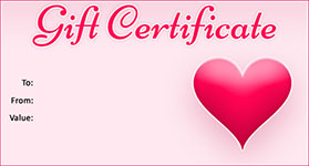 Gift Template - Select a gift certificate template to customize