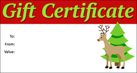 Gift Certificate Template Christmas 10