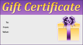 Gift Certificate Template Holiday 02