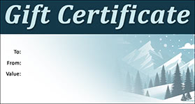 Gift Certificate Template Holiday 08